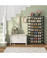 Tribesigns 10 Tiers Shoe Rack, Large Capacity Shoe Organizer, Shoe Shelf for 50 Pair, Large Shoe Rack