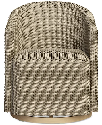 Reid Outdoor Dining Swivel Chair, Created for Macy's