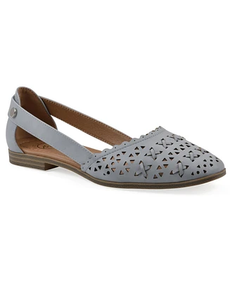 White Mountain Women's Nobler Pointed Toe Flats