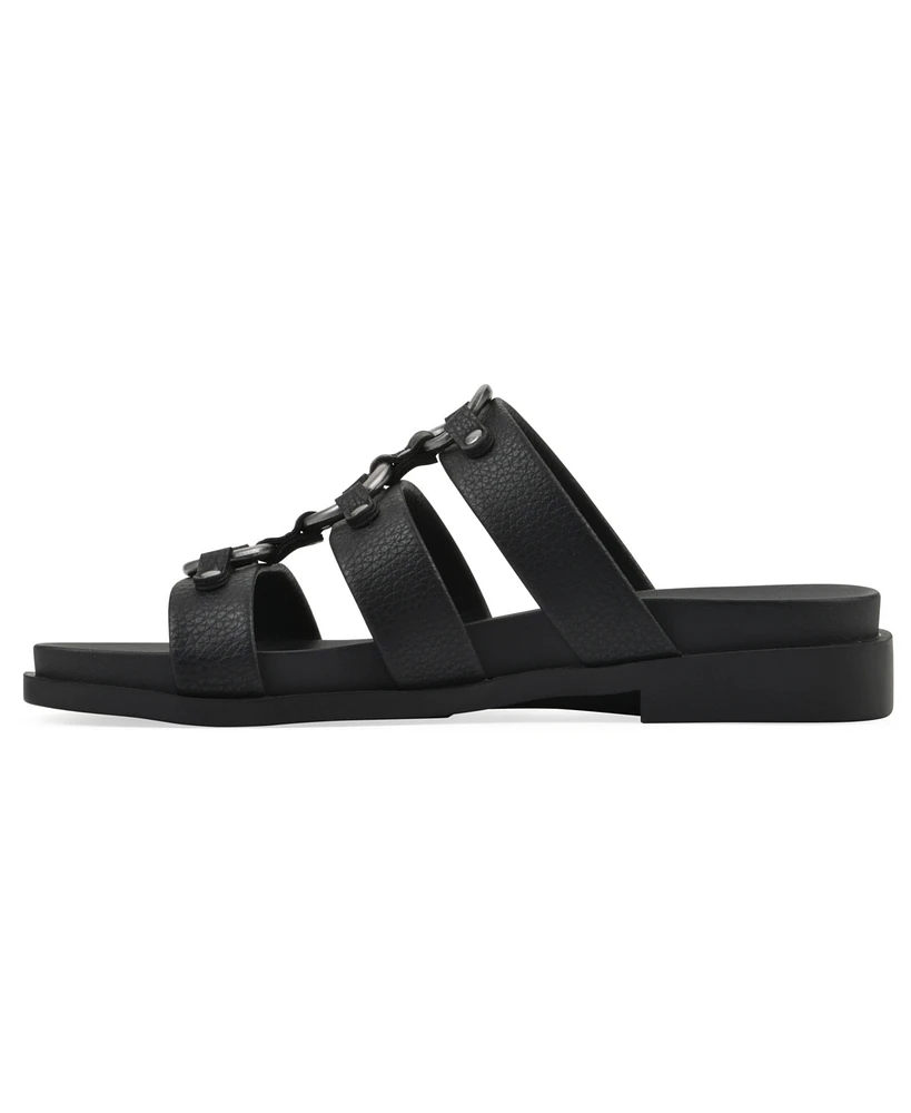 White Mountain Women's Koala Slip-On Flat Sandals