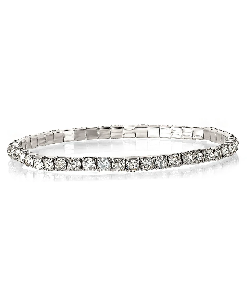 Jessica Simpson 5-Piece Rhinestone Bracelet Set