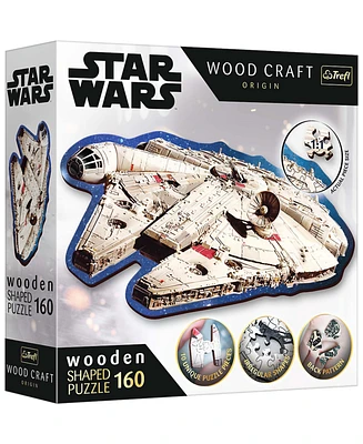 Trefl Wood Craft Puzzles Trefl Wood Craft 160 Piece Wooden Puzzle - Star Wars - Millennium Falcon