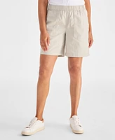 Style & Co Women's Mid-Rise Pull-On Shorts, Regular petite, Exclusively at Macy's
