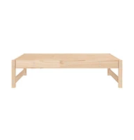 Patio Footstool 47.2"x31.5" Solid Wood Pine