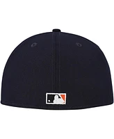 New Era Men's Navy Detroit Tigers Duo Logo 2.0 59FIFTY Fitted Hat