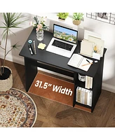 Computer Desk with Storage and Adjustable Shelf for Organized and Efficient Workspace