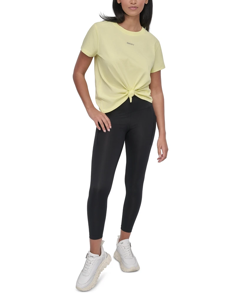 Dkny Women's Studded-Logo T-Shirt