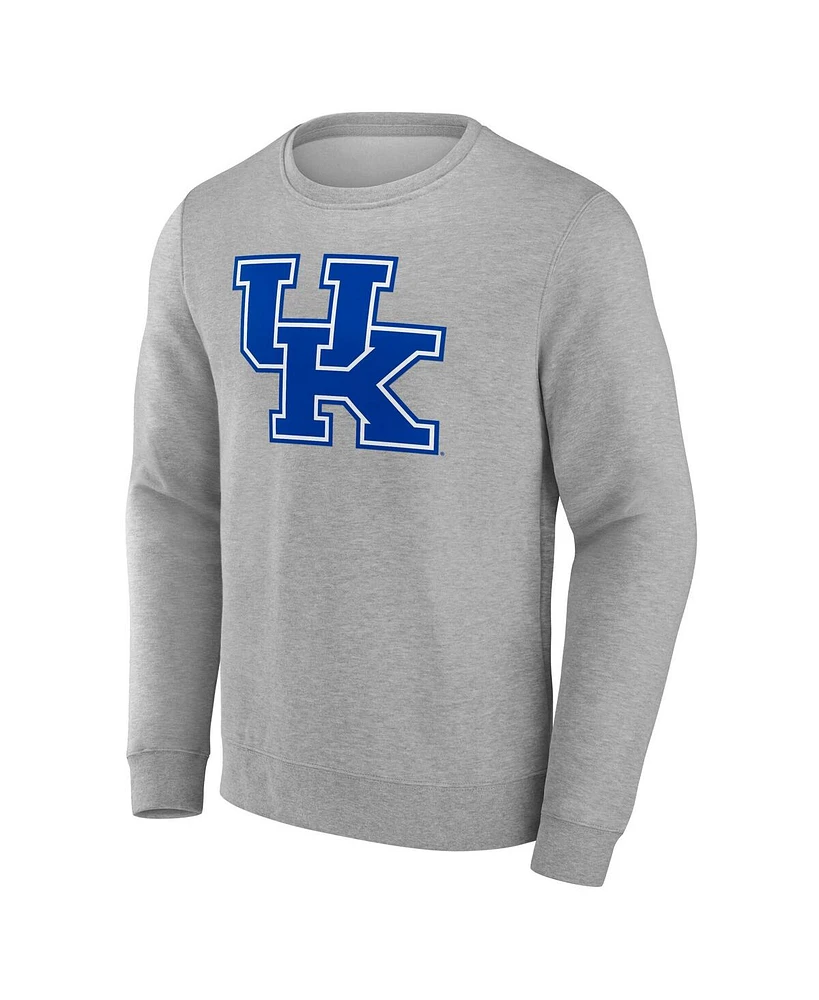 Fanatics Men's Gray Kentucky Wildcats Evergreen Fleece Pullover Sweatshirt