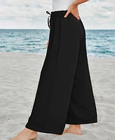 Cupshe Plus Summer Lovin Drawstring Wide Leg Pants
