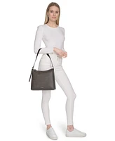 Calvin Klein Mandy Mini Signature Top Zipper Shoulder Bag