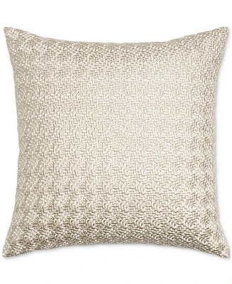 Hotel Collection Textured Embroidery Decorative Pillow, 20" x 20", Exclusively at Macy's
