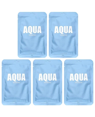 Lapcos Aqua Beauty Sheet Mask Set Hydrating 5 Sheets