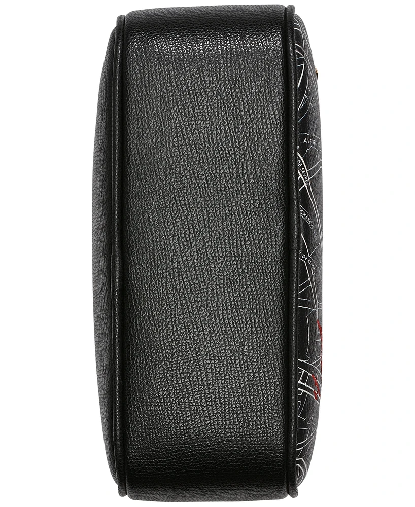 Karl Lagerfeld Paris Maybelle Crossbody Travel Print & Pins