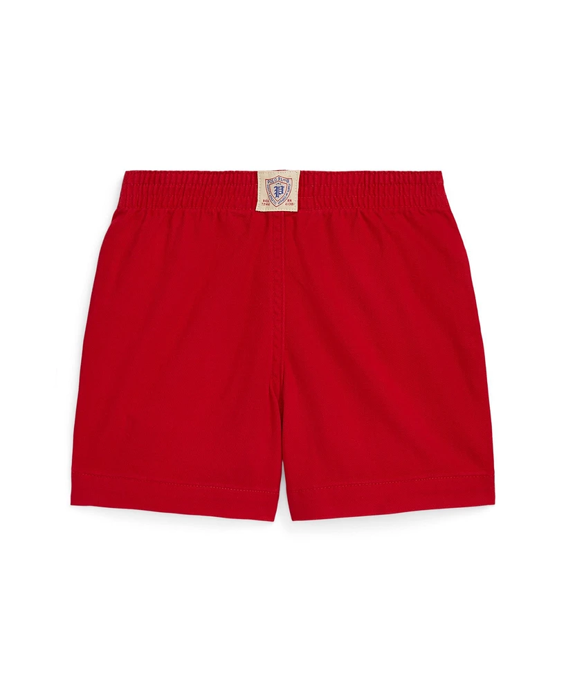 Polo Ralph Lauren Little Boys Baseball Print Cotton Twill Shorts