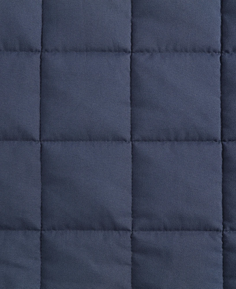 Closeout! Nautica Solid Brushed Micro Jersey 3-Pc. Quilt Set