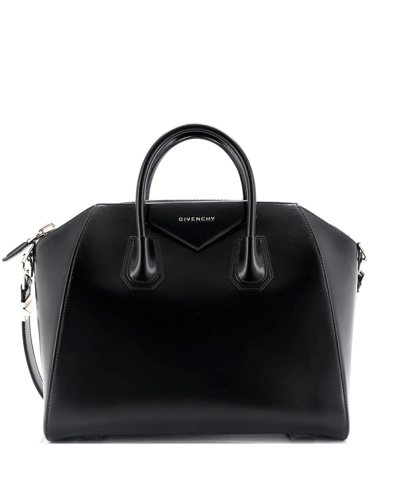Pre-Owned Givenchy Medium Antigona Bag Glazed Leather