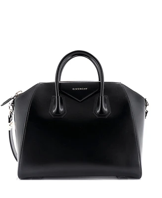Pre-Owned Givenchy Medium Antigona Bag Glazed Leather