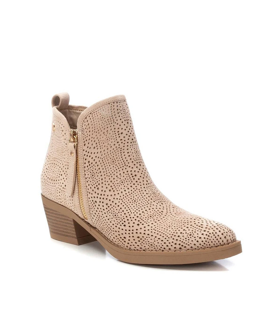 Women's Suede Ankle Booties By Xti