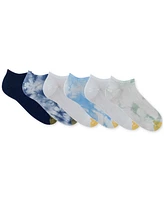 Gold Toe Women's 6-Pk. Tie-Dyed PerfectFit Liner Socks