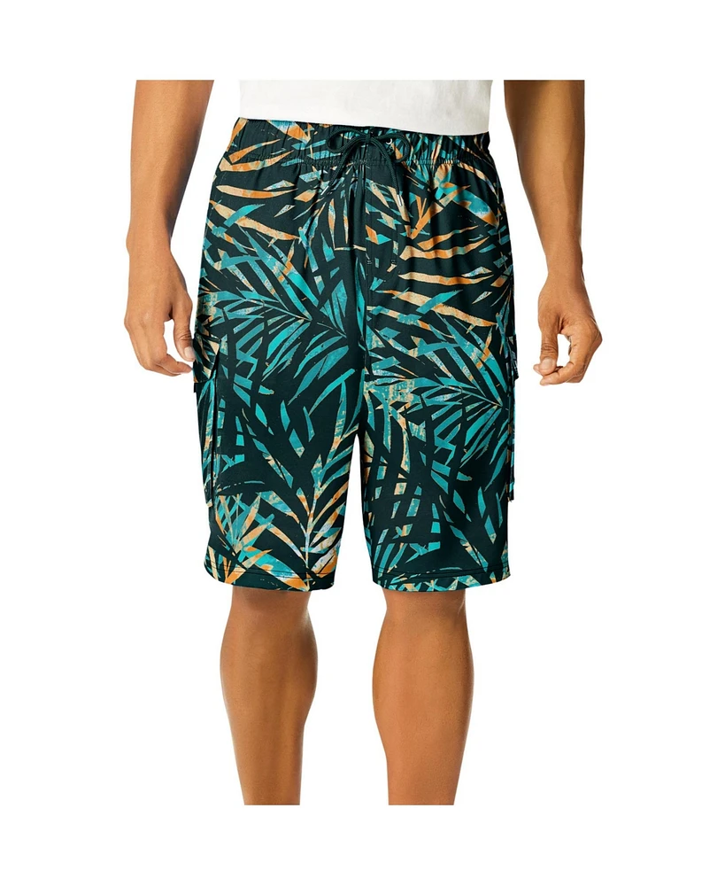 KingSize Men's Big & Tall 8" Flex Cargo Swim Trunks