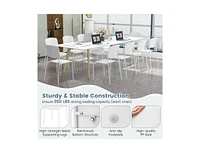 Modern Dining Chair Set of 2 Sleek and Durable Seating for Dining Room or Kitchen