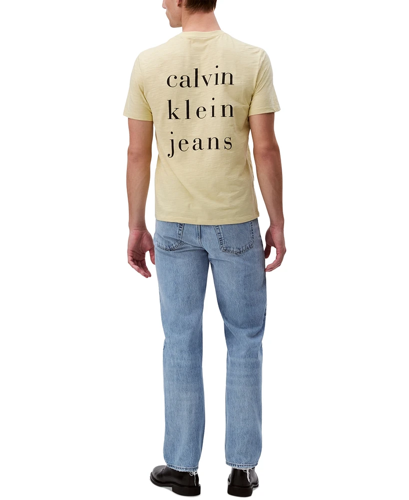 Calvin Klein Men's Classic Short Sleeve Crewneck Logo T-Shirt