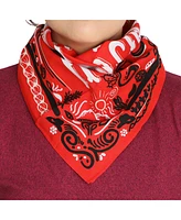 Bioworld Lightweight Western Theme 22"x22" 6-Pack Bandana Set