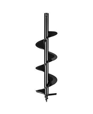 Yescom 8" Earth Auger Bit Bulb Planter Tool Planting Flower Fence Post Garden Spiral Hole Gardening Project