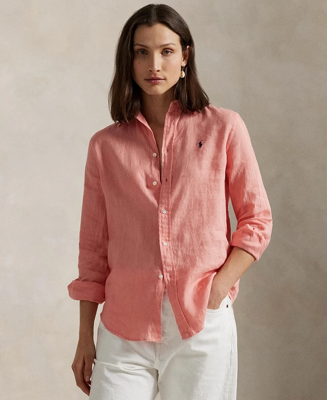 Button Down Ralph Lauren Blouses Macys Polo Ralph Lauren Women's