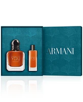Men's 2-Pc. Emporio Armani Stronger With You Intensely Eau de Parfum Gift Set