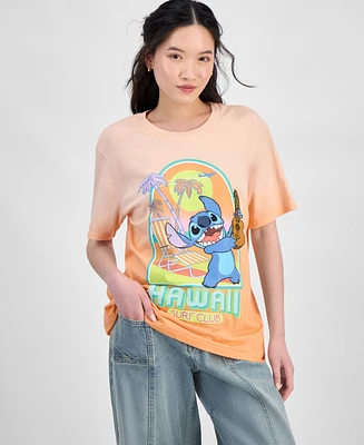 Disney Juniors' Stitch Surf Club Graphic T-Shirt