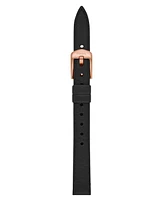 Fossil Women's Black Leather Watch Band, 12mm