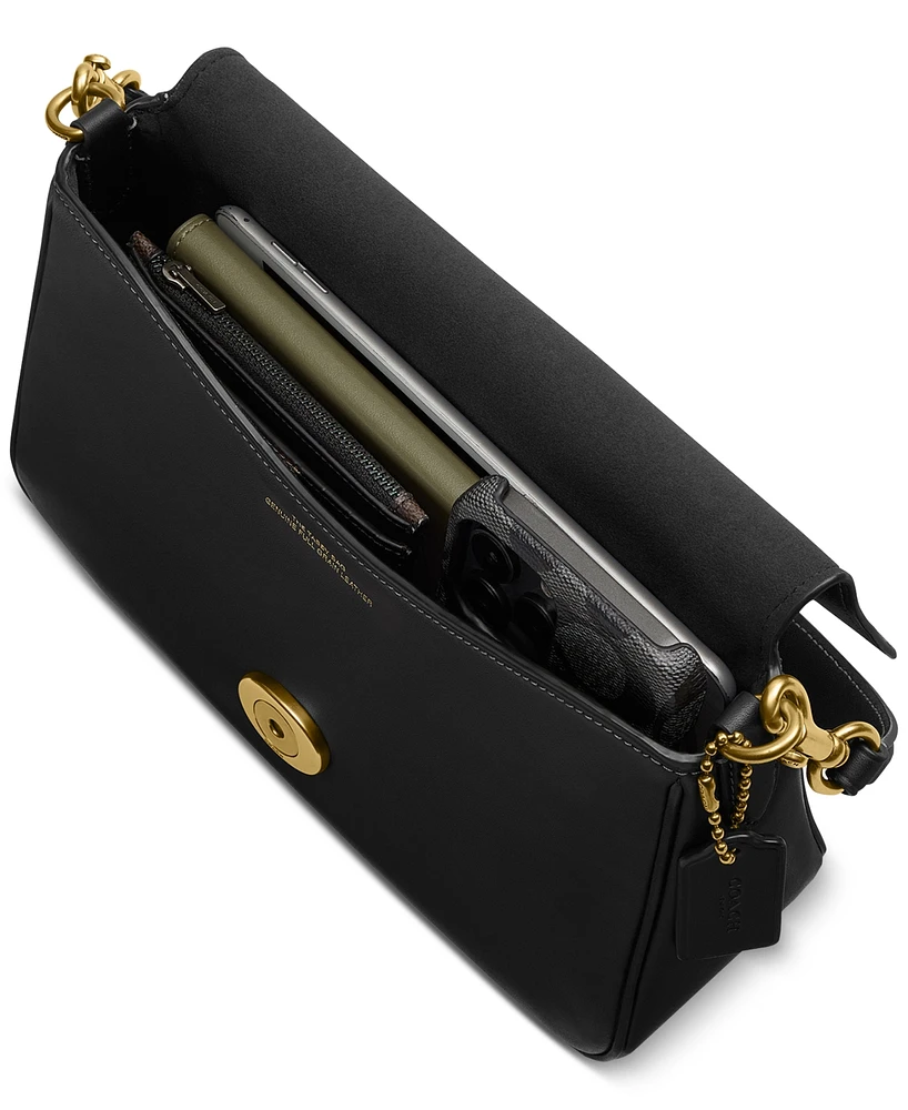 Coach Soft Tabby Small Leather Shoulder Bag