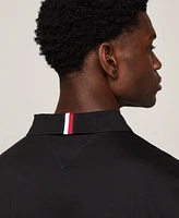 Tommy Hilfiger Men's Regular-Fit Liquid Cotton Collar Stripe Detail Polo Shirt