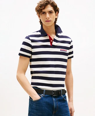 Tommy Hilfiger Men's Regular-Fit Stripe Polo Shirt