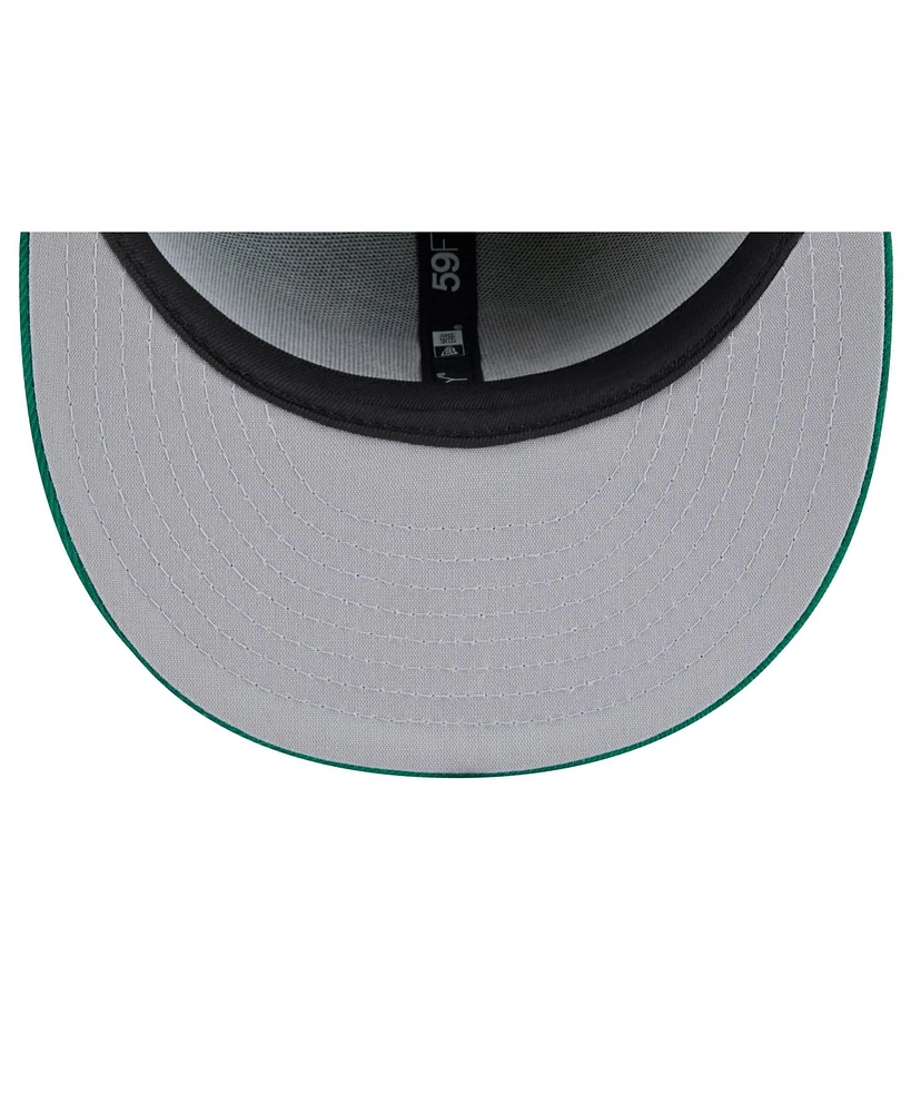 New Era Men's Kelly Green Athletics St. Patrick's Day 59FIFTY Fitted Hat