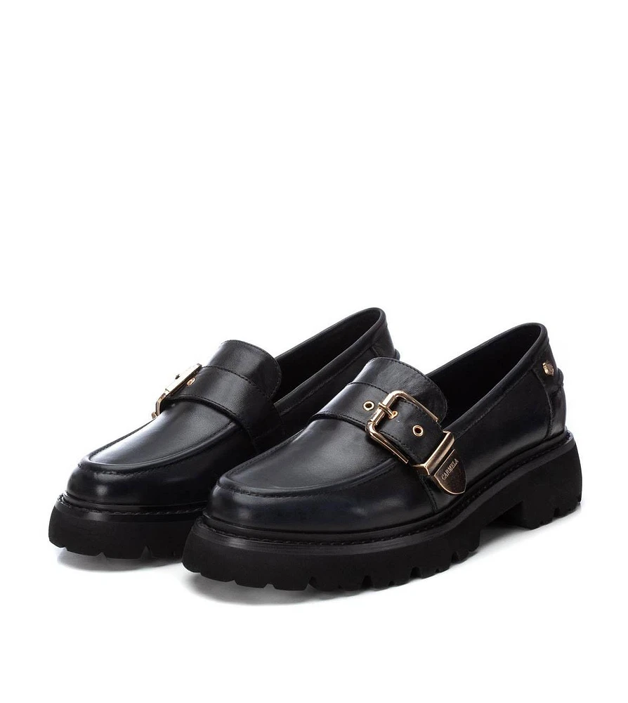 Carmela Leather Collection Women's Penny Loafers by Xti