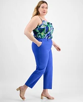 Tahari Asl Plus Classic Ankle Pants