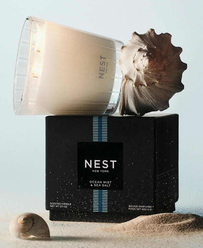 Nest New York Ocean Mist & Sea Salt 3-Wick Candle, 21.1 oz.