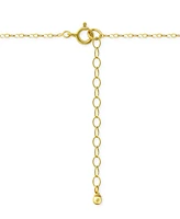 Giani Bernini Cross Pendant Necklace 18k Gold-Plated Sterling Silver (also Silver), 16" + 2" extender, Exclusively at Macy's