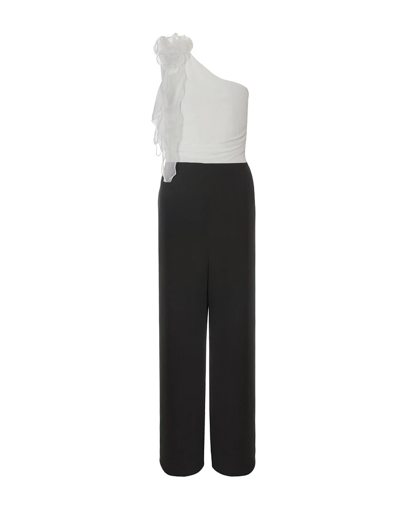 Quiz Women's Scuba Mesh Asymmetric Jumpsuit