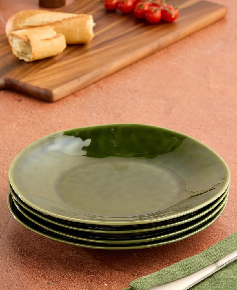 Certified International Verde Dinner Plates, Set of 4, Service for 4