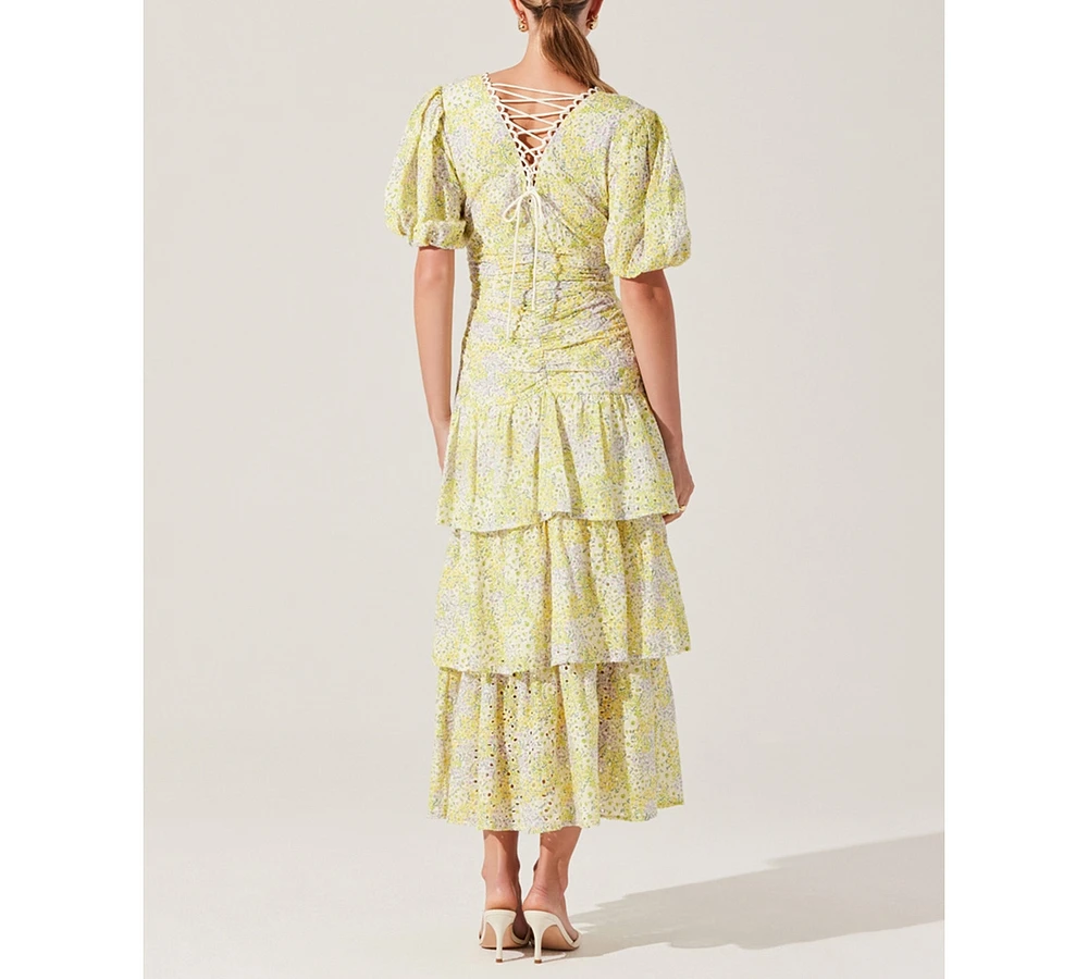 Astr the Label Women's Corinna Tiered Maxi Dress