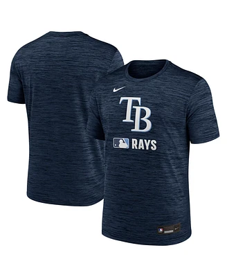 Nike Men's Navy Tampa Bay Rays Authentic Collection Velocity Performance Practice T-Shirt