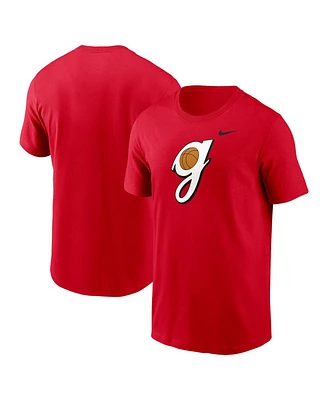 Nike Men's Red Georgia Bulldogs Basketball Logo T-Shirt