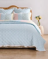 Greenland Home Fashions Ruffled Shabby Chic 3-Pc. Quilt Set