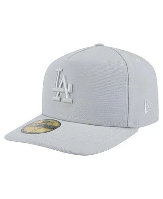 New Era Men's Gray Los Angeles Dodgers Colorpack 59FIFTY Fitted Hat
