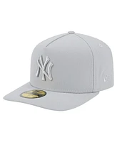 New Era Men's Gray York Yankees Colorpack 59FIFTY Fitted Hat