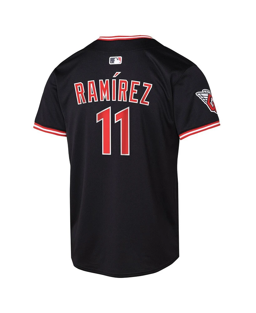 Nike Big Boys and Girls Jose Ramirez Pitch Blue Cleveland Guardians Alternate Limited Player Jersey