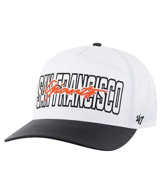 '47 Brand Men's White San Francisco Giants Lineman Hitch Adjustable Hat